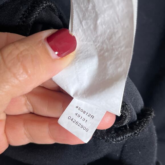 Spanx Women'sAir Essentials Black Shawl Collar Wrap Long Sleeve Top Size 2X - Picture 5 of 7